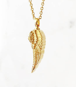 High Quality Angel Wing 18K Gold Ash necklace | JewelleryAE